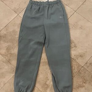 ALO Yoga Never Worn Green/Gray Track Pants